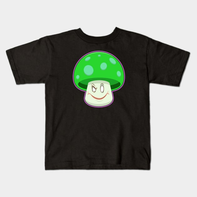 Clown Prince Mushroom Kids T-Shirt by CoySoup
